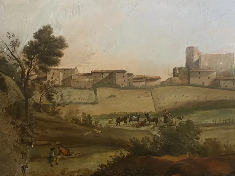 1739-Liborio Coccetti - Veduta di Jenne